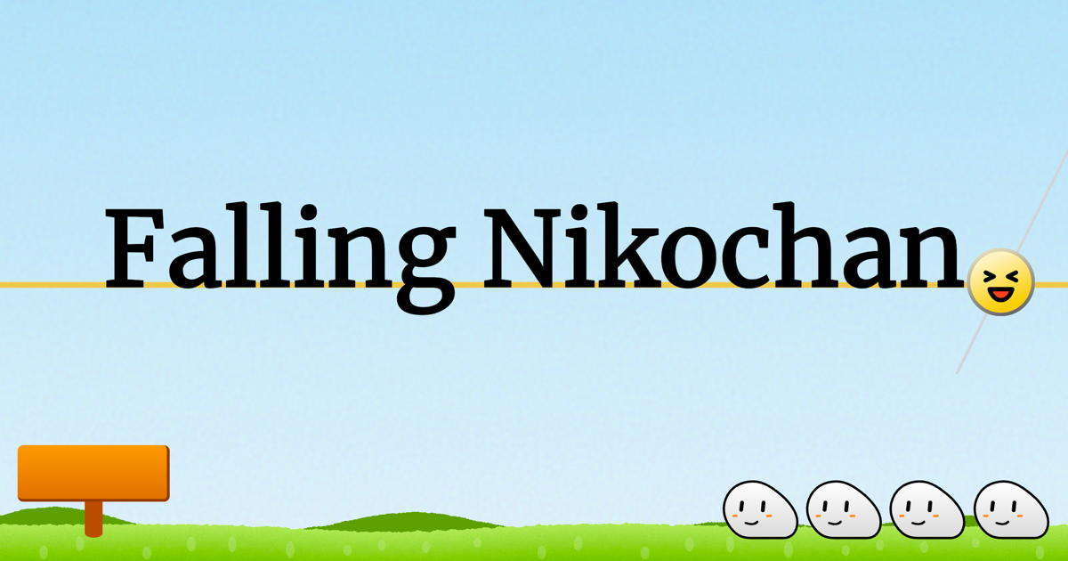 Falling Nikochan screenshot 1